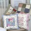 Bohemia Flower Povlak na polštář 45x45 Tištěný povlak na polštář Bílý Luxusní Sametový Měkký Povlak na polštář pro Domácí Dekoraci
