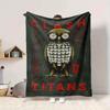 1pc Clash of Titans Blanket | Polyester Fiber, All-Season Comfort for Sofa, Bed, Office, Car, Camping, Ideal Home Decor & Gift, Office Comfort yy25102