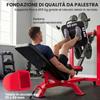 Leg Press Machine with Wheels. Adjustable and Squat
