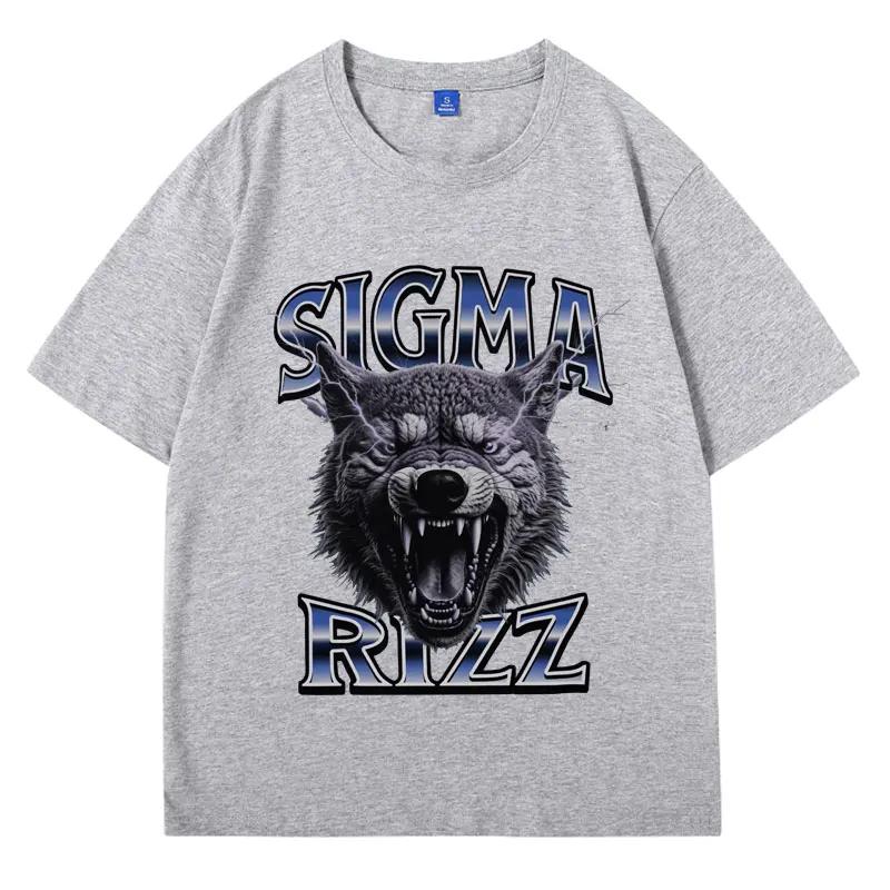 Sigma Rizz Fun Meme Pattern T-shirt for Women's 90s Aesthetics Gift: Short Sleeve Retro Harajuku T-shirt for Women's Style