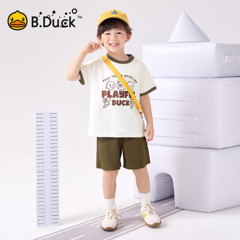 B.Duck Boys' Short Sleeve T-Shirt & Shorts Set