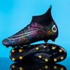 Unisex High-Top Studded Football Cleats for Adults and Kids - Professional Sports Training Shoes