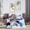 Blanket warm Derby soft plush Musume blanket for anime sofa Eye living room office bedroom Pretty travel Uma Almond gift Flannel