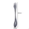 3-in-1 Spork Gabel Löffel Messer Campingbesteck für Rucksacktouren Picknick Küche