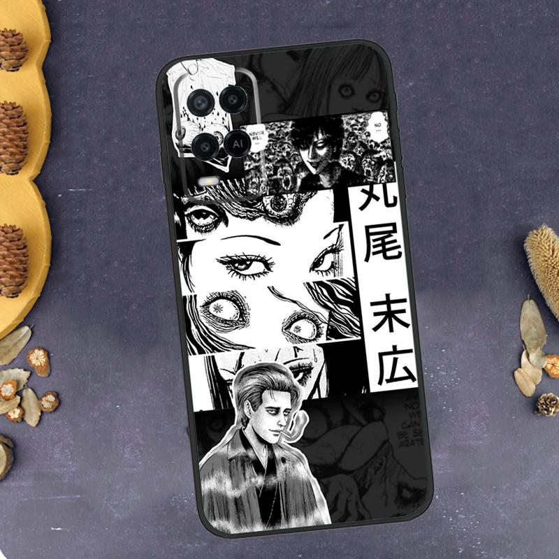 Horror Manga Stil Handyhülle Für Oppo A79 A18 A38 A58 A78 A98 A17 A40 A60 A80 A16 A76 A96 A15 A74 A94 A54 A77