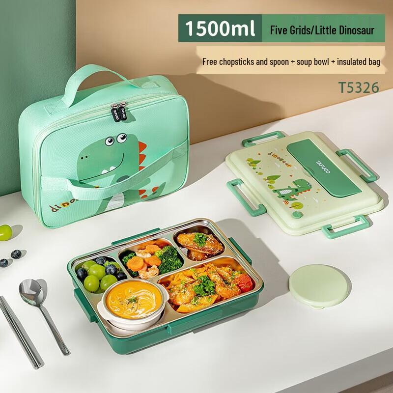 

TAFUCO Children s 316L Stainless Steel Lunch Box with Soup Bowl