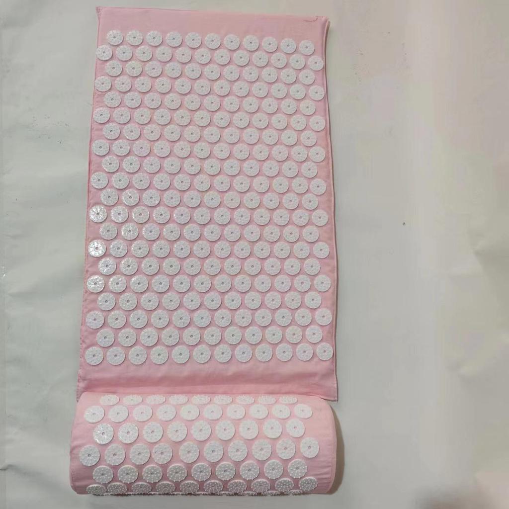 Yoga Massage Acupressure Mat with Head Pillow for Back and Foot Relaxation