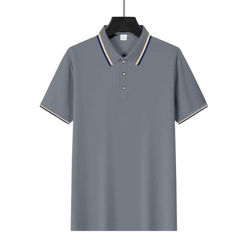 MGHR Men's Fashion Casual Summer Spring Short Sleeve POLO Neck Blouses & Shirts