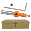 Wood Milling Cutter 8mm Shank HSS Woodworking Countersink Router Bit Set Screw Extractor Remon Demolition