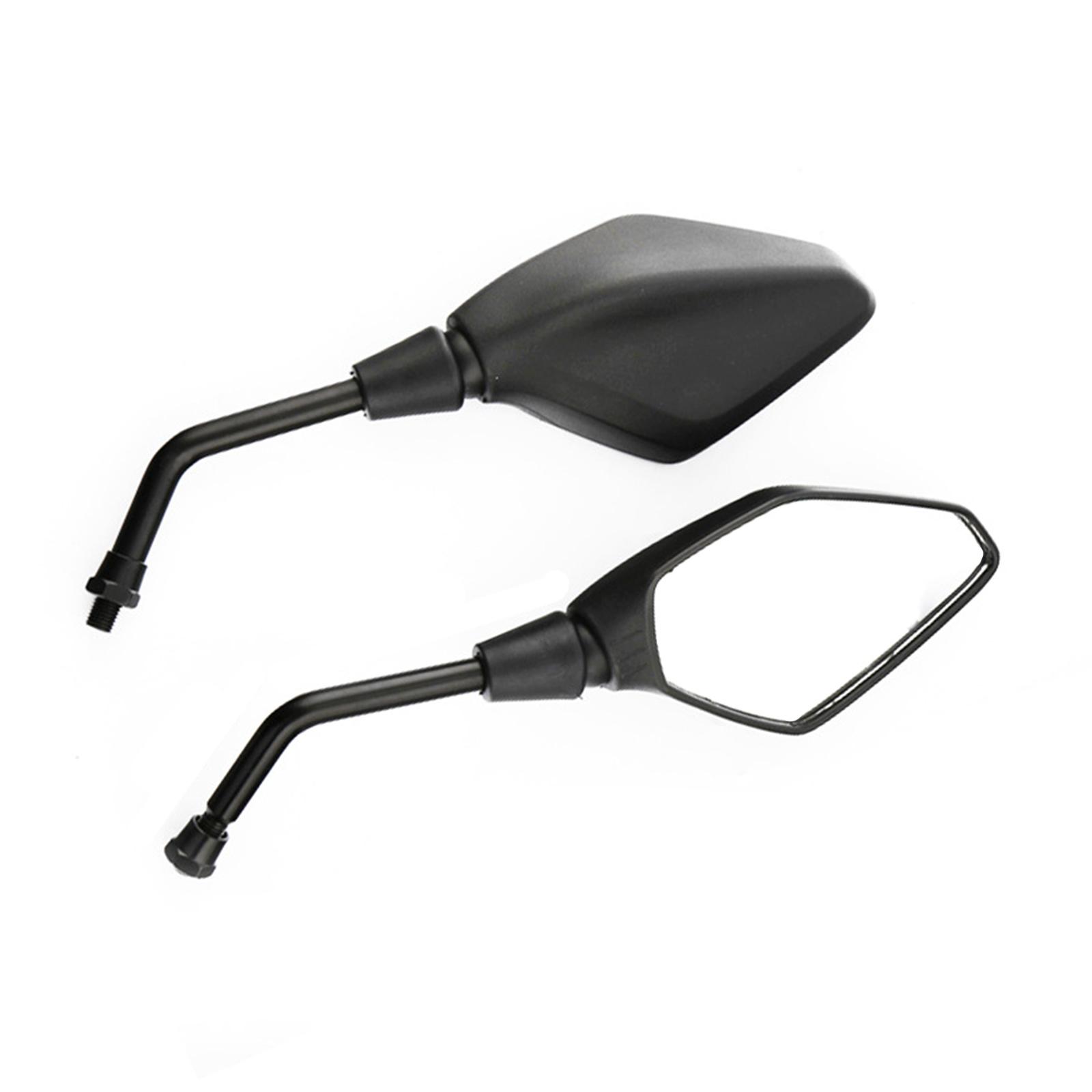 

Motorcycle Rear View Side Glass 7/8 HandleBar Mount Clamps Wide Angle Rear View Glass for Scooters ATV