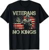 No Kings Veterans Patriotic America Flag No Kings Unisex T-Shirt