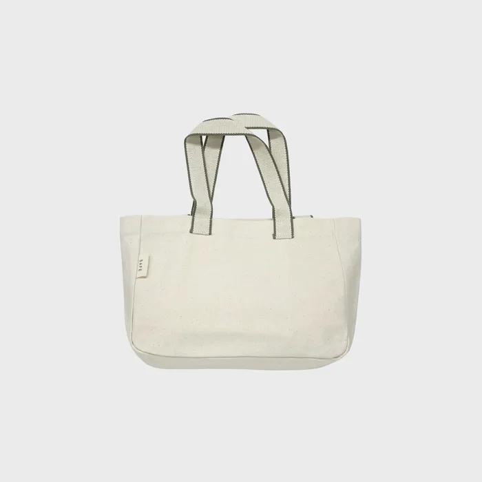 Safe Sunday Two-Way Tote Bag (Ivory/Khaki)