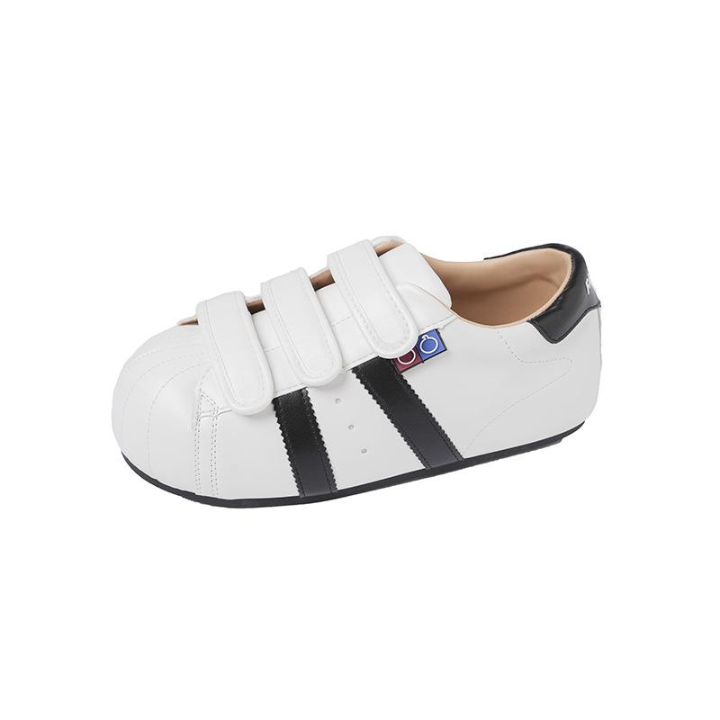 White retro inner height-increasing flat-soled Agande training shoes women's summer 2025 new soft-soled casual board shoes