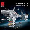 2070pcs Movie Series Nebula Medical Corvette Frigate Building Blocks Model-57273 Kit MOC Bricks Children Toys Gifts