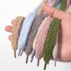Fashion 1.3cm Wide Plush Shoelaces for Casual Shoes Sneakers Flat Shoes 80/100/120/140/160cm