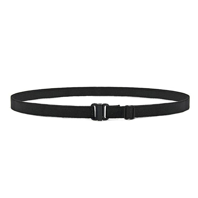 

Comfortable No Trace Elastic Belt Simple Clasp Design Adjustable Length for Daily Wear Polyester Sash Fashion Accessory