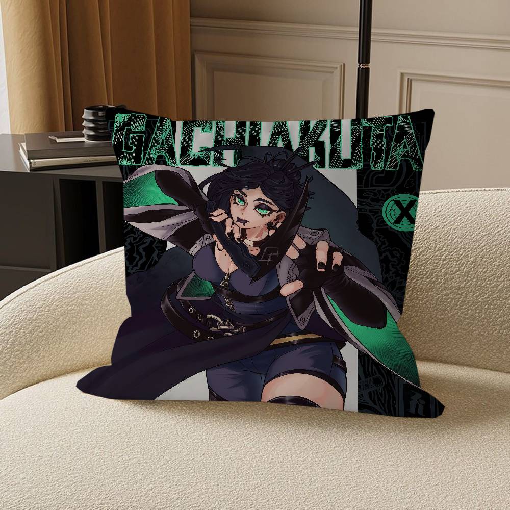 G-GachiakutaS Anime Pillow Gift Home Office Decoration Bedroom Sofa Car Cushion Cover Case 45x45