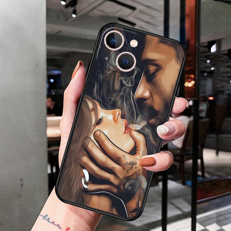 Applicable Apple Iphone14 Mobile Phone Case Luxury Sexy Tattoo Girl Angel Mobile Phone Case Painted Anti-Drop