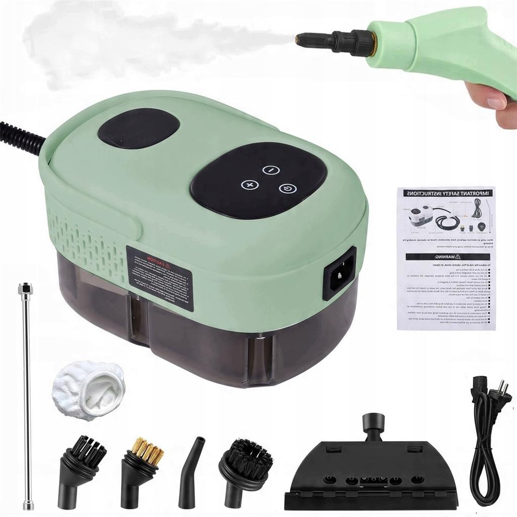 2500W Handheld Steam Cleaner for Windows and Grout - 3 Bar