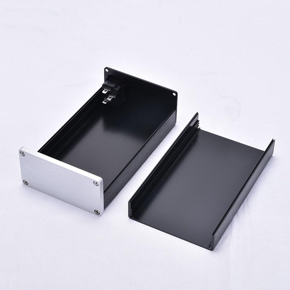 0905 Vollaluminiumgehäuse Mini-Power-Ohrverstärkergehäuse Vorverstärkerbox PSU-Chassis 158x92x47mm