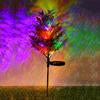 2PCS Solar Garden Lights Christmas Tree Outdoor Pathway Yard Lights Decorations