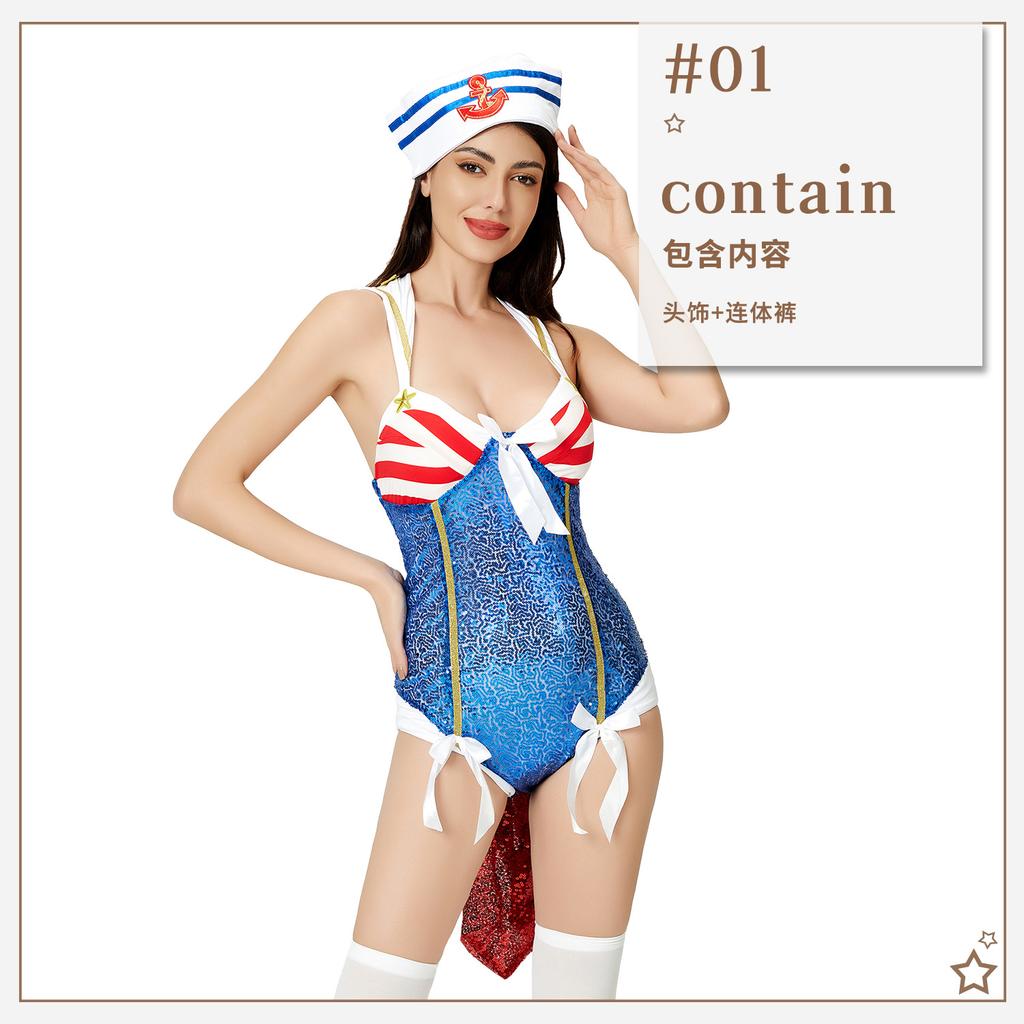 Halloween Costumes European and American Women's Clothing Stage Performance Clothing onesie Catwoman Sexy Skinny Bull Demon King Performance Costume