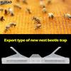 5/10 Pièces Piège à Coléoptères de Ruche Plastique Transparent Réutilisable Piège à Coléoptères Santé des Abeilles Convient Pour Cadre de Ruche Capture Coléoptère Fournitures d'Apiculteur