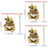 Adorable Bee Gnome Acrylic Pendant Colorful Cartoon Car Interior Decoration Gift