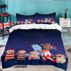 3PCS Night Garden Bedding Set,Including 1pc Duvet Cover And 2pcs Pillowcases Perfect for Bedroom, Dormitory, Large size Fan Christmas gift