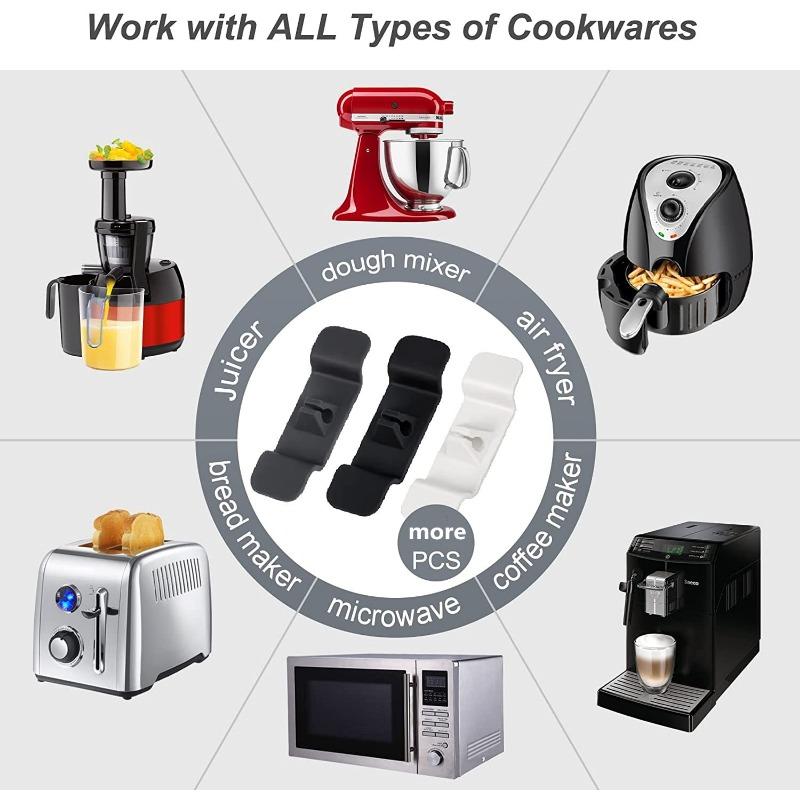 Top Quality Cord Wrapper Cable Holder Clip Clamp Cord Organizer Cables Storage For Kitchen Mixer Blender Coffee Maker Air Fryer