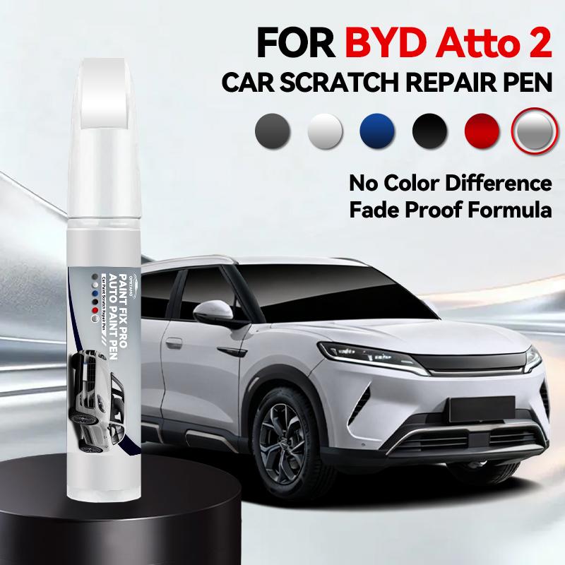 

Vehicle for Exclusive Use For Yuan UP/BYD ATTO 2 Car Paint Repair Pen Touch Up Scratch Remover DIY Auto Accessories White WAC Gr срібний