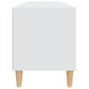 Vidaxl Szafka Pod Tv, Biała, 100X34,5X44,5 Cm, Materiał Drewnopochodny