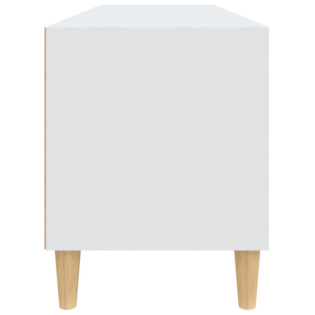 Vidaxl Szafka Pod Tv, Biała, 100X34,5X44,5 Cm, Materiał Drewnopochodny