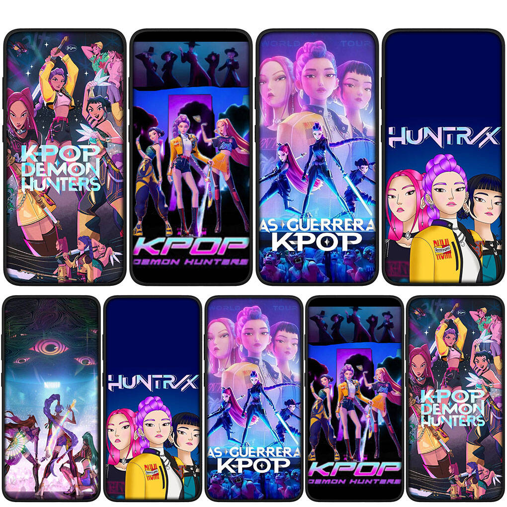 Für Samsung Galaxy S25 S24 S23 S22 Ultra FE Plus A17 A37 A57 A56 A55 A06 A16 A15 A36 A26 A35 A05 A25 A54 A34 Hülle Rumi KPopZoey Dämon X Jäger Mira
