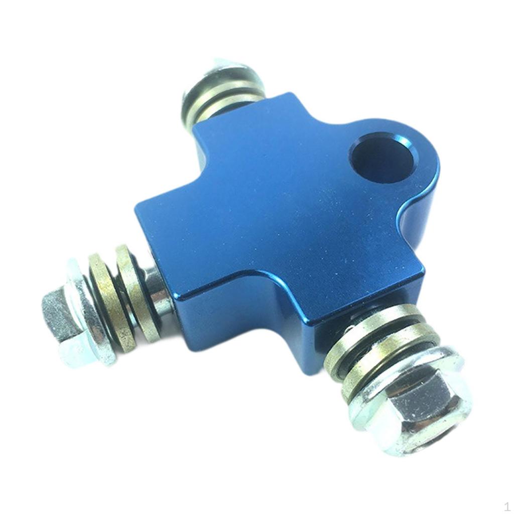 3 Way Brake Oil Hose Connector, Bracket, Modified Triple Adapter for ATV And Off-Road