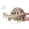 UGEARS Historical Postcoach DIY Model Kit - Simple and Comprehensive Mechanics