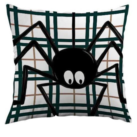 Halloween Polyester Printed Pillow Case Printed Home Living Room Sofa Bedroom Decorative Pillow Case