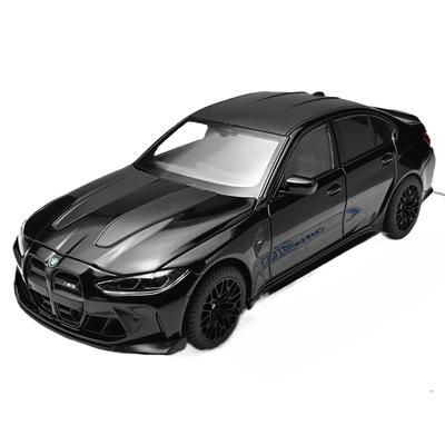 Official Licensed 1/24 BMW M3 CS LCI Alloy Car Model with Sound Light Collection Miniature Voiture Boyfriend Gift Hobbies