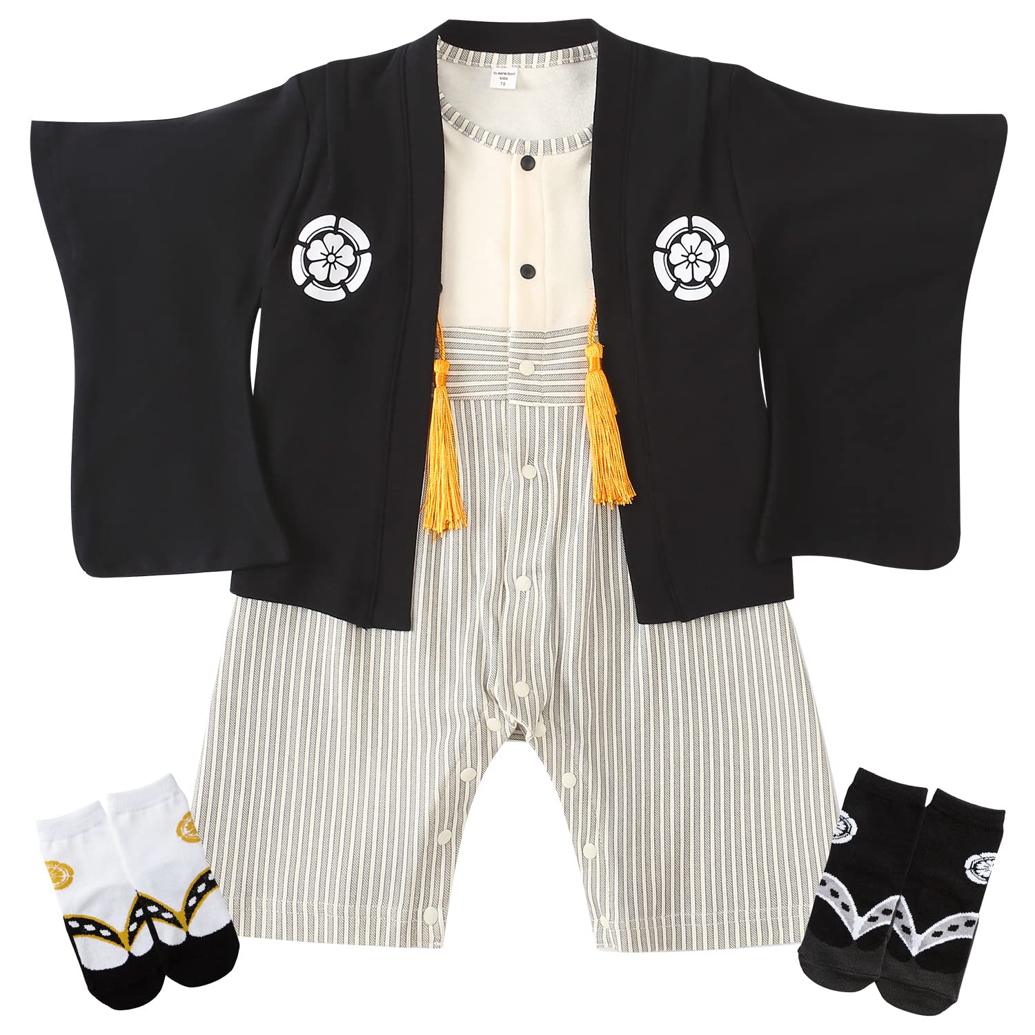 

Детские хакама Хакама Хакама Японские носки Baby First Shrine First Festival [Comfort U] Одежда, Хакама, Комбинезон, Хаори для мальчиков, Комбинезон, Комплект, Детская