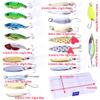 High Simulation Lure Set Long Casting Jigging Spinner Soft Bait Minnow Combination Full Swimming Layer Lure Fishing Gear Set