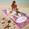Custom Name Lights Stylish Digital Printing Beach Towel Quick‑Drying Absorbent Blanket for Beach Pool Gym Travel