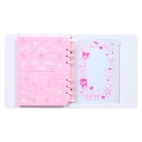 Sanrio L-size Photo Pocket Album (Enjoy Idol) Characters PVC Approximately 18 Cm Wide 3.3 Deep 22 High 6-hole Type 12 Sheets (48 Pockets) Binder