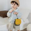 Fashion Color Blocked Letter Embroidery Children Lightweight Crossbody Purse For Kindergarten Kids