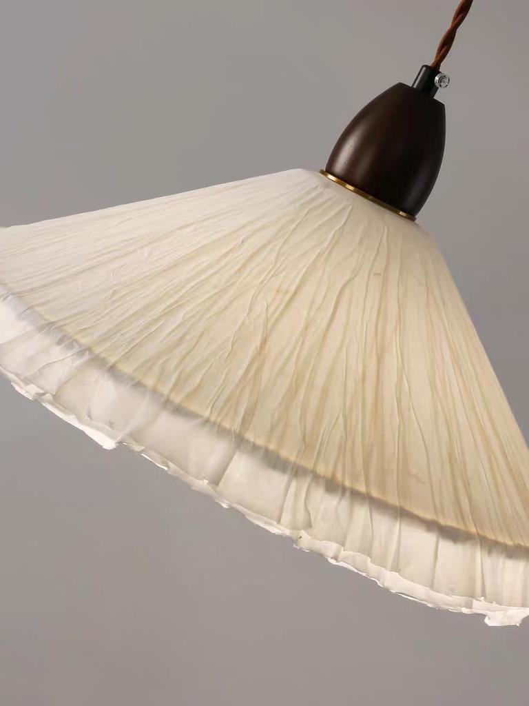 Japanese Wabi-Sabi Paper Art Pendant Light for Tea Room, Zen Homestay, Cafe, Bar Counter, and Entrance Decor.