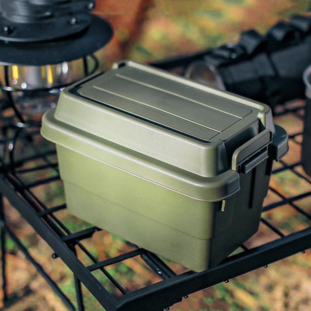 Seasoning Bottle Set Storage Box Portable Travel Camping Seasoning Dispenser Set Stackable Organizer Mini Desktop Storage Case