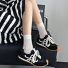 Leather retro women's spring new versatile casual ballet running sports shoes