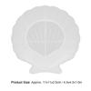 Shell Jewelry Tray Resin Mold, DIY Tray Resin Silicone Seashell Silicone Storage Plate Easy to Demold Seashell Storage Plate Silicone for DIY Crafts