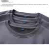Men's American Style Fleece-Lined Hoodie 600G, Long Sleeve Round Neck Casual T-shirt, 2025 Collection.