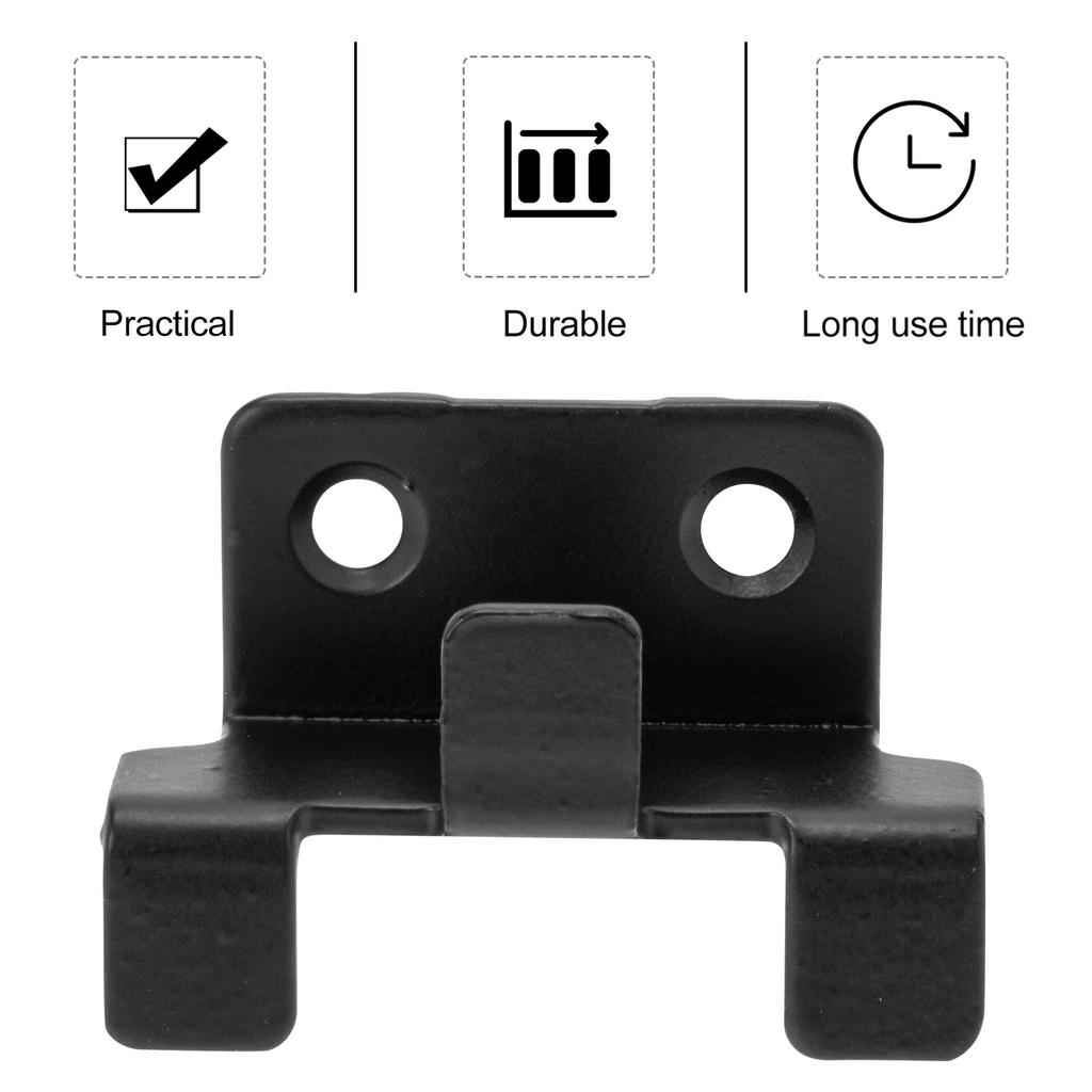 8 Pezzi Staffa per Piastrelle Gancio Robusto Ganci Espositori in Ceramica Appendiabiti Decorativi Supporti Neri per Piatti Esposizione su