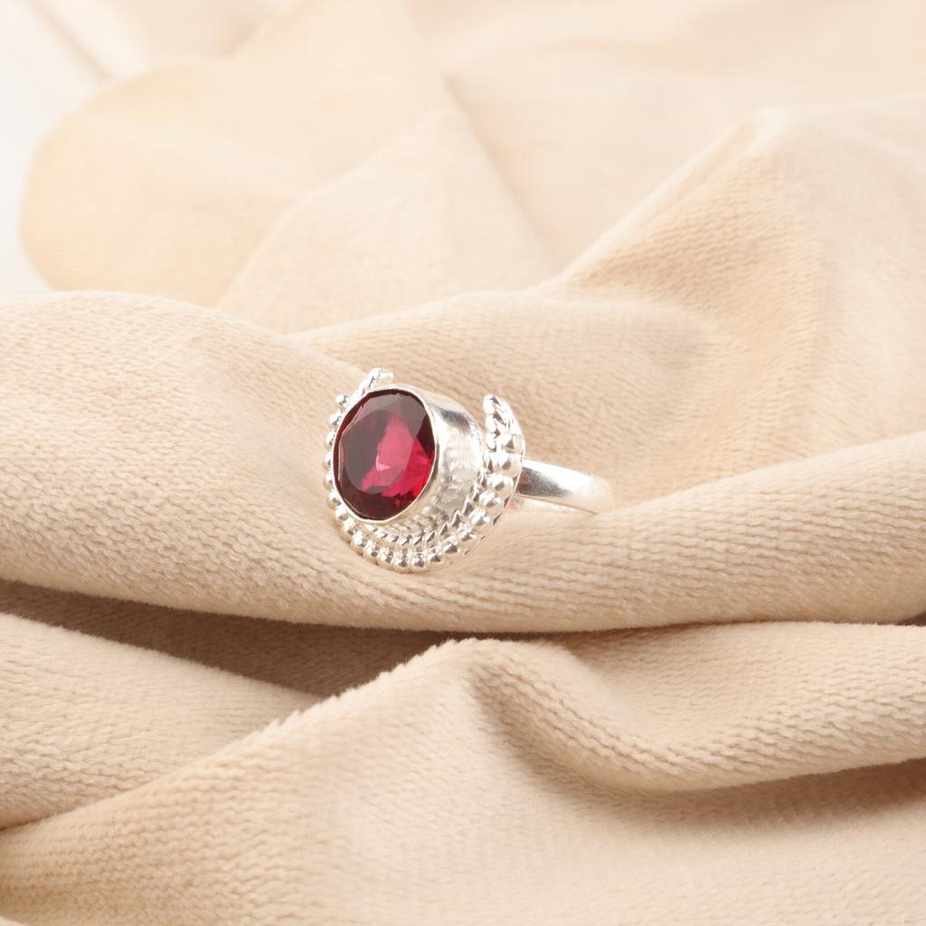 Pink Rubellite Gemstone 925 Sterling Silver Handmade Jewelry Ring Gift For Her RR-48-17